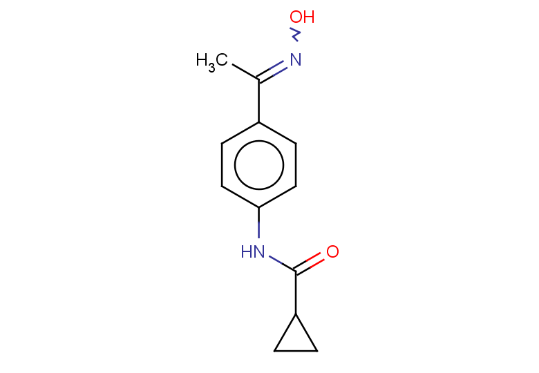 N-{4-[1-(hydroxyimino)ethyl]phenyl}cyclopropanecarboxamide