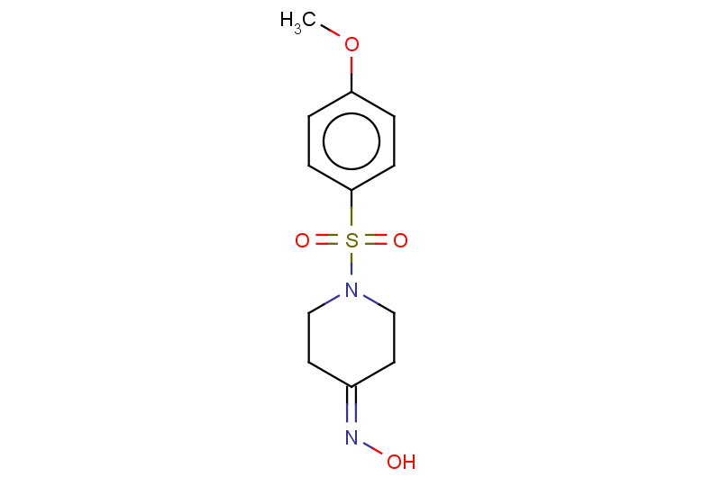 N-[1-(4-methoxybenzenesulfonyl)piperidin-4-ylidene]hydroxylamine