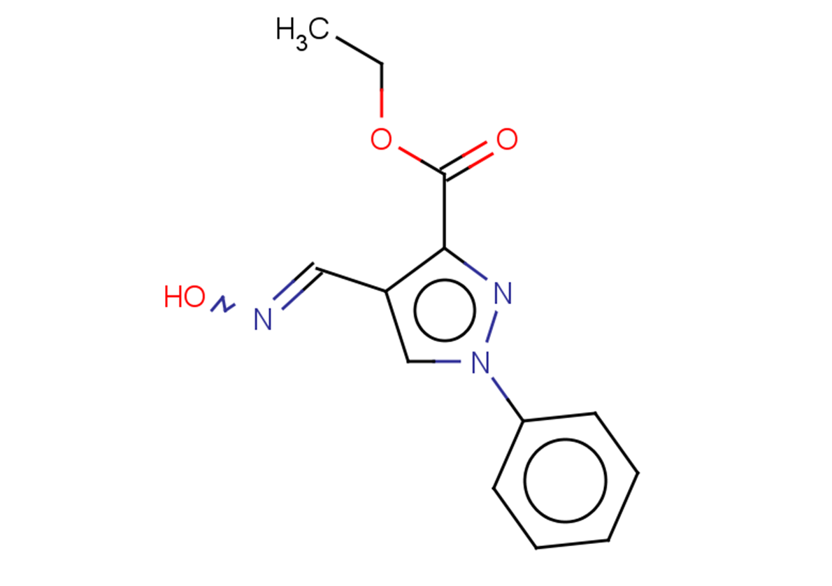 ethyl 4-[(hydroxyimino)methyl]-1-phenyl-1H-pyrazole-3-carboxylate