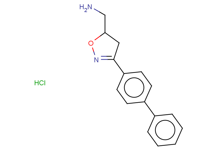 [3-(4-phenylphenyl)-4,5-dihydro-1,2-oxazol-5-yl]methanamine hydrochloride