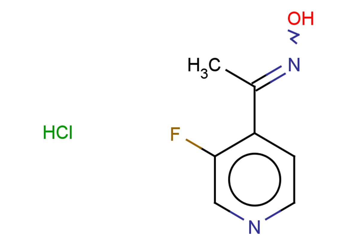 N-[1-(3-fluoropyridin-4-yl)ethylidene]hydroxylamine hydrochloride