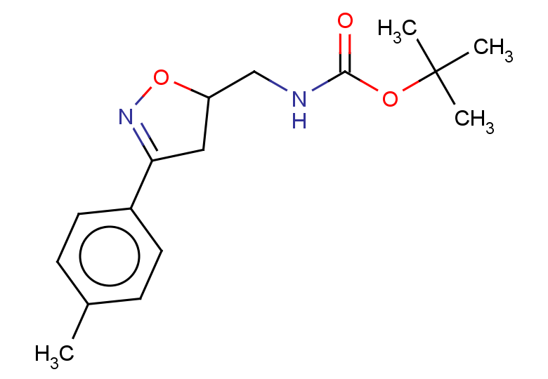 tert-butyl N-{[3-(4-methylphenyl)-4,5-dihydro-1,2-oxazol-5-yl]methyl}carbamate