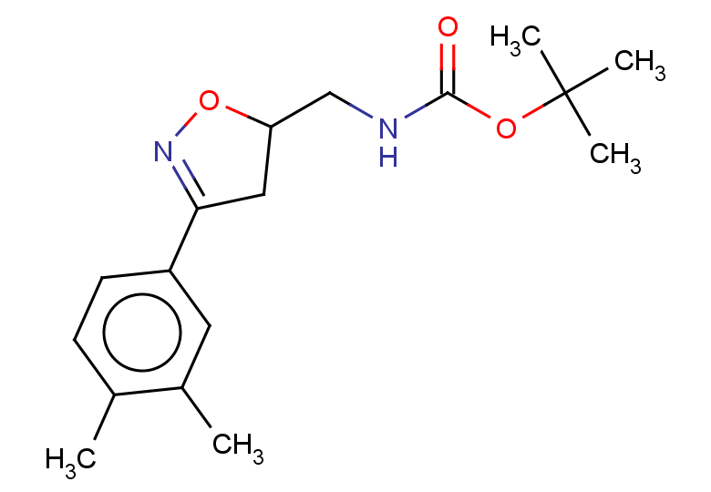 tert-butyl N-{[3-(3,4-dimethylphenyl)-4,5-dihydro-1,2-oxazol-5-yl]methyl}carbamate