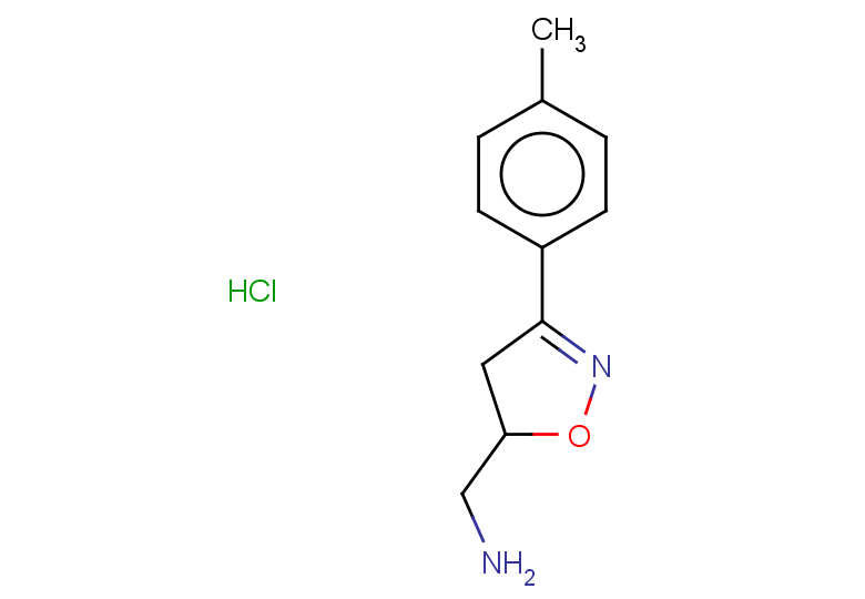 1-[3-(4-methylphenyl)-4,5-dihydro-1,2-oxazol-5-yl]methanamine hydrochloride
