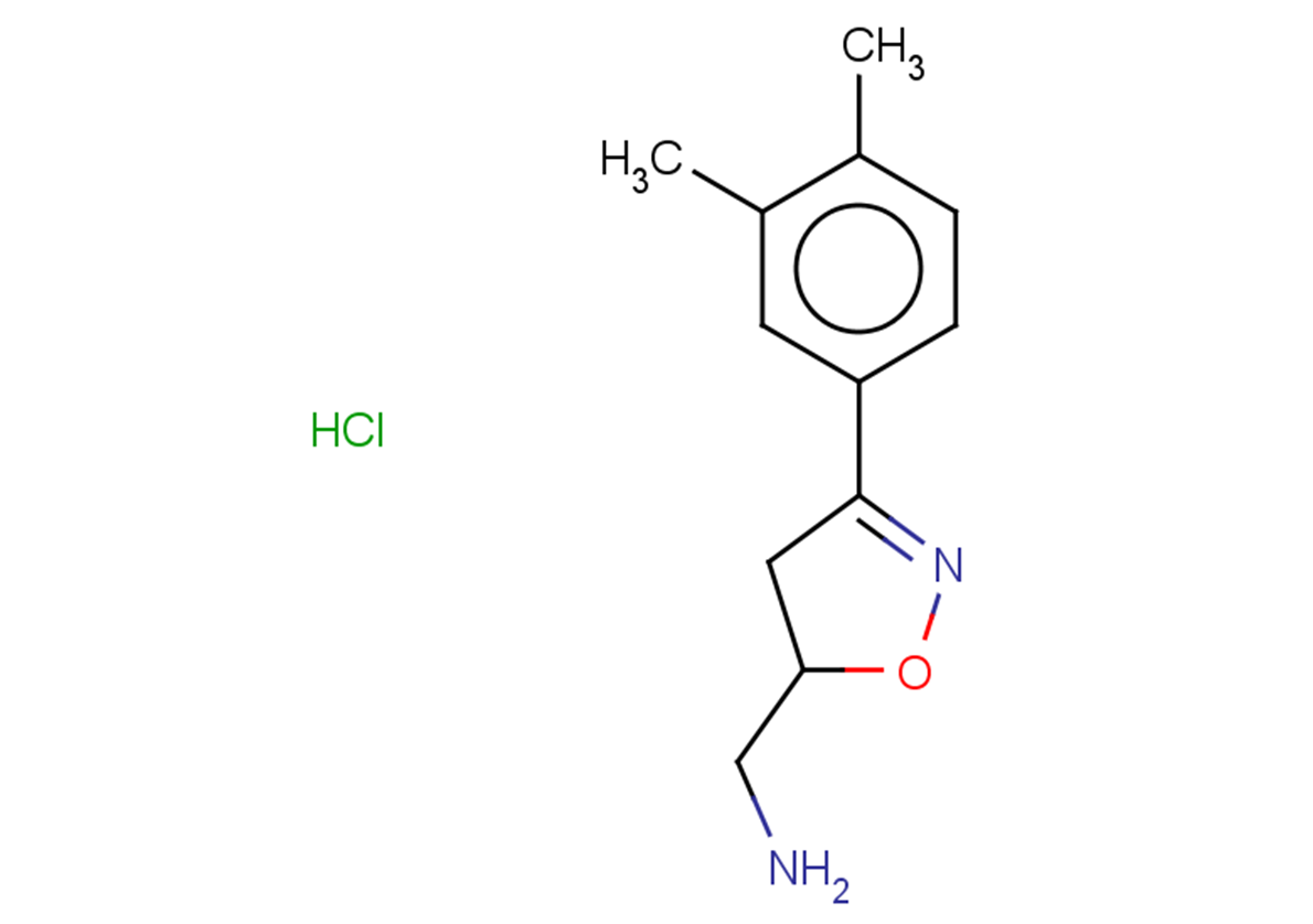 [3-(3,4-dimethylphenyl)-4,5-dihydro-1,2-oxazol-5-yl]methanamine hydrochloride