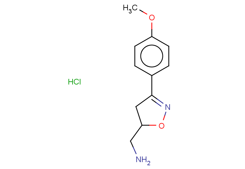 [3-(4-methoxyphenyl)-4,5-dihydro-1,2-oxazol-5-yl]methanamine hydrochloride