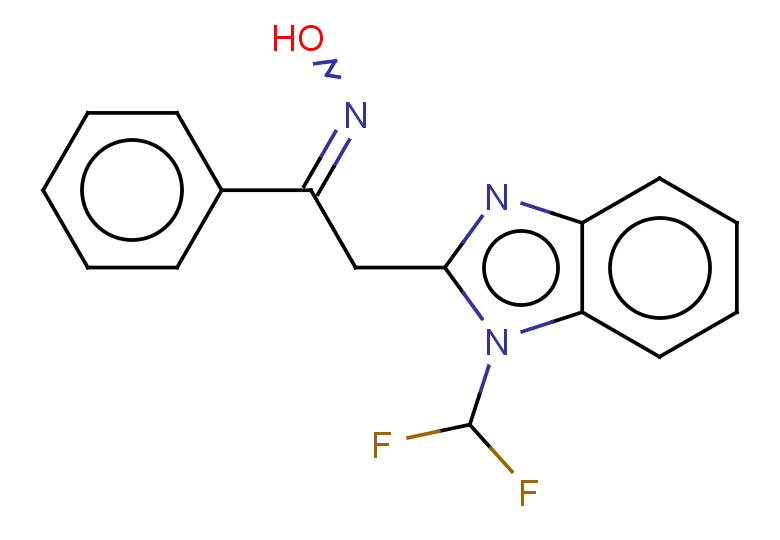 N-{2-[1-(difluoromethyl)-1H-1,3-benzodiazol-2-yl]-1-phenylethylidene}hydroxylamine