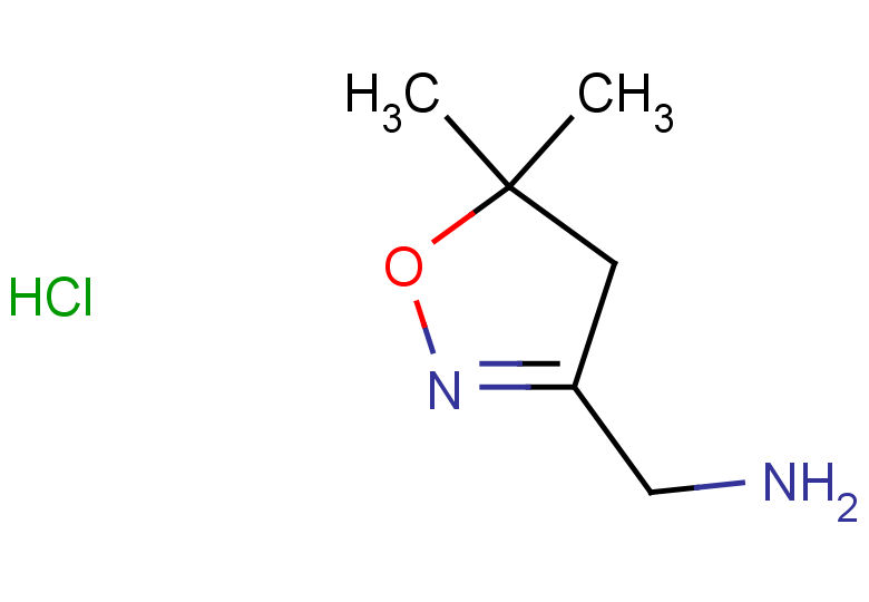 (5,5-dimethyl-4,5-dihydro-1,2-oxazol-3-yl)methanamine hydrochloride