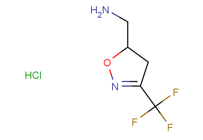 [3-(trifluoromethyl)-4,5-dihydro-1,2-oxazol-5-yl]methanamine hydrochloride