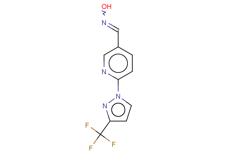 N-({6-[3-(trifluoromethyl)-1H-pyrazol-1-yl]pyridin-3-yl}methylidene)hydroxylamine