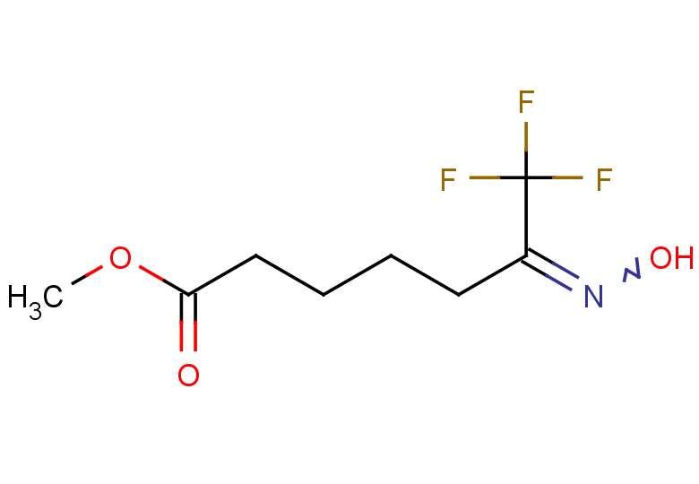 methyl-7,7,7-trifluoro-6-(hydroxyimino)heptanoate