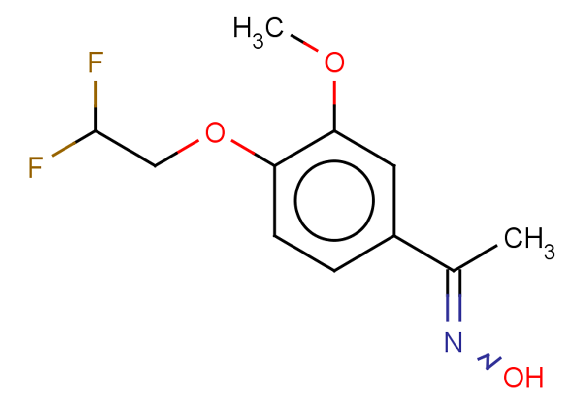 (1E)-1-[4-(2,2-DIFLUOROETHOXY)-3-METHOXYPHENYL]ETHANONE OXIME