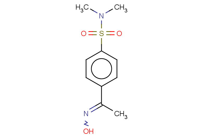 4-[1-(hydroxyimino)ethyl]-N,N-dimethylbenzene-1-sulfonamide