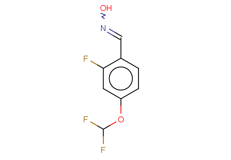 (E)-N-{[4-(difluoromethoxy)-2-fluorophenyl]methylidene}hydroxylamine
