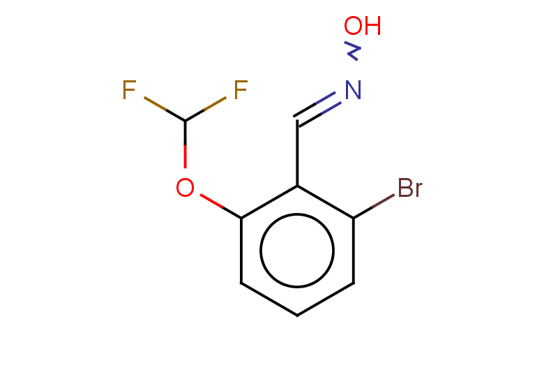 N-{[2-bromo-6-(difluoromethoxy)phenyl]methylidene}hydroxylamine