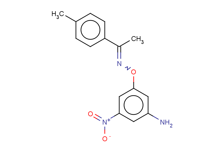(1E)-1-(4-METHYLPHENYL)ETHANONE O-(3-AMINO-5-NITROPHENYL)OXIME