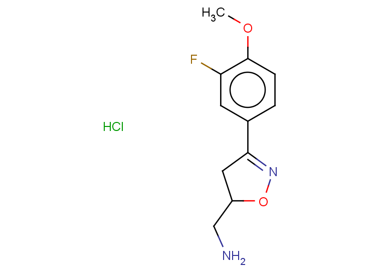 [3-(3-fluoro-4-methoxyphenyl)-4,5-dihydro-1,2-oxazol-5-yl]methanamine hydrochloride