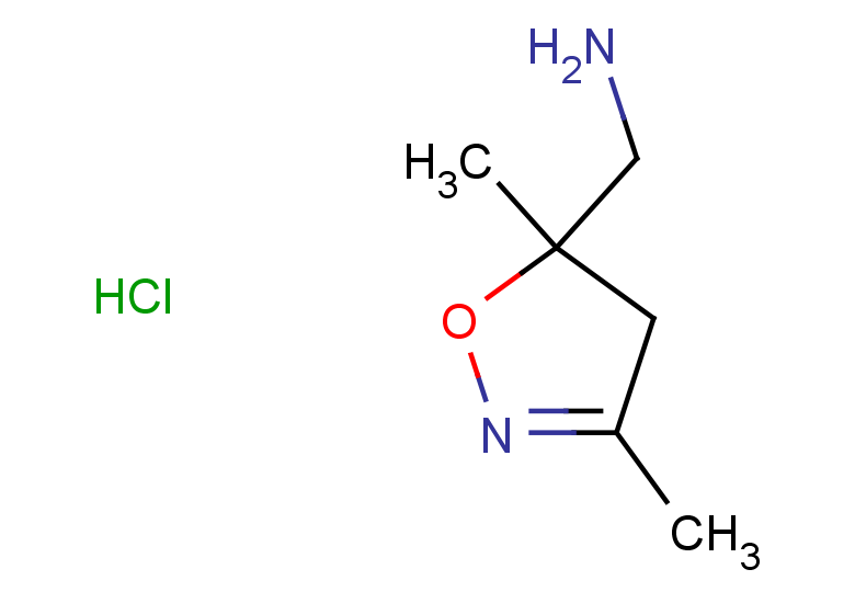 (3,5-dimethyl-4,5-dihydro-1,2-oxazol-5-yl)methanamine hydrochloride