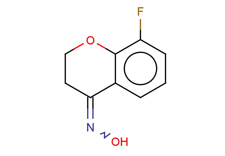 N-(8-fluoro-3,4-dihydro-2H-1-benzopyran-4-ylidene)hydroxylamine
