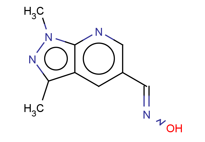 N-({1,3-dimethyl-1H-pyrazolo[3,4-b]pyridin-5-yl}methylidene)hydroxylamine