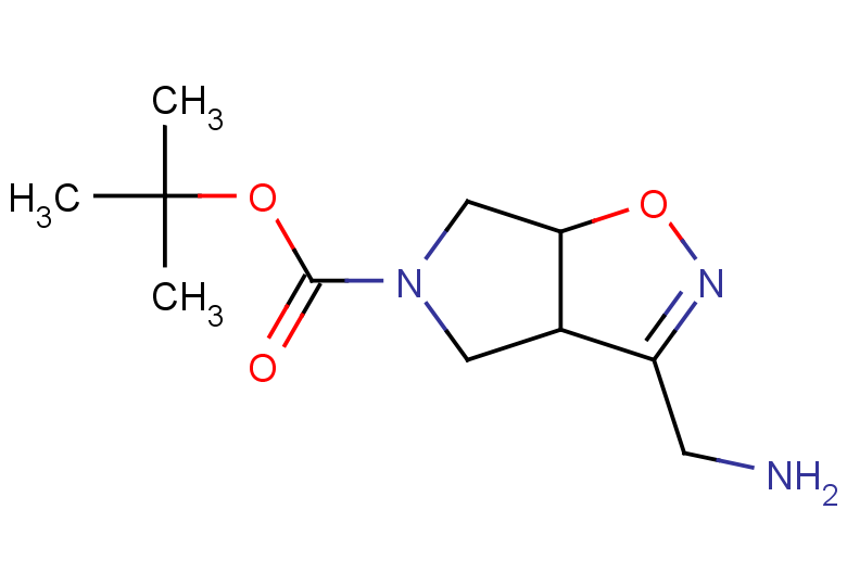 tert-butyl 3-(aminomethyl)-3aH,4H,5H,6H,6aH-pyrrolo[3,4-d][1,2]oxazole-5-carboxylate
