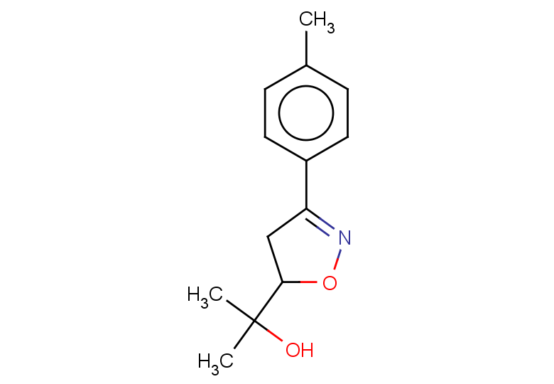 2-[3-(4-methylphenyl)-4,5-dihydro-1,2-oxazol-5-yl]propan-2-ol