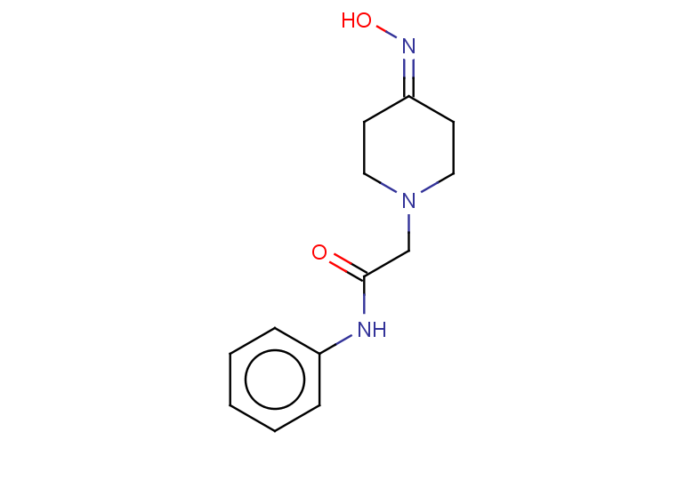 2-[4-(hydroxyimino)piperidin-1-yl]-N-phenylacetamide