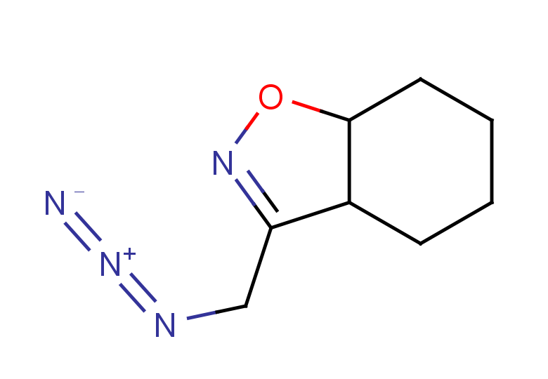3-(azidomethyl)-3a,4,5,6,7,7a-hexahydro-1,2-benzoxazole