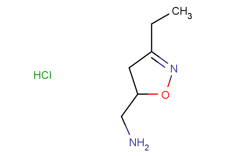 (3-ethyl-4,5-dihydro-1,2-oxazol-5-yl)methanamine hydrochloride