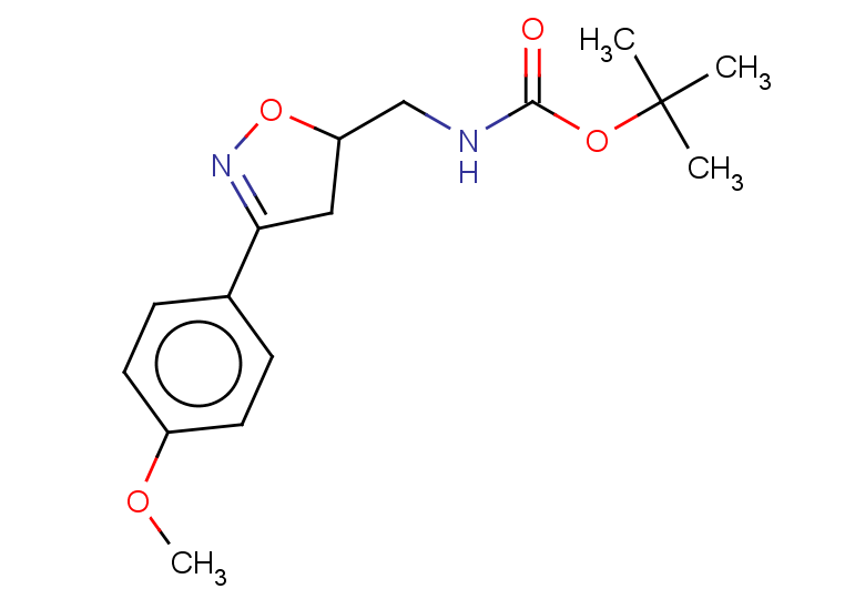 tert-butyl N-{[3-(4-methoxyphenyl)-4,5-dihydro-1,2-oxazol-5-yl]methyl}carbamate