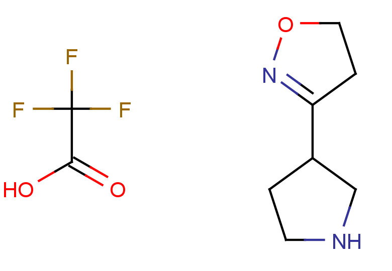 3-(pyrrolidin-3-yl)-4,5-dihydro-1,2-oxazole, trifluoroacetic acid