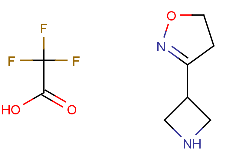 3-(azetidin-3-yl)-4,5-dihydro-1,2-oxazole, trifluoroacetic acid