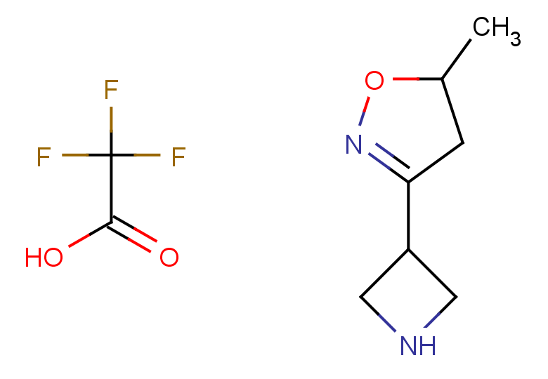 3-(azetidin-3-yl)-5-methyl-4,5-dihydro-1,2-oxazole, trifluoroacetic acid