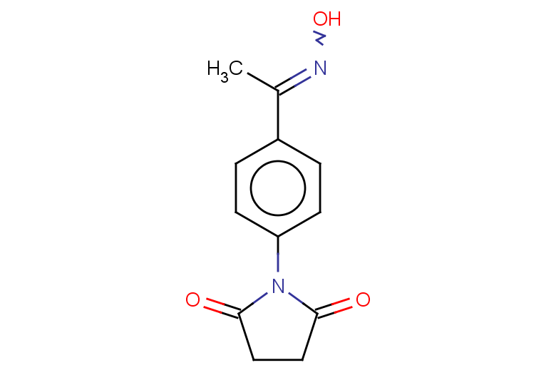 1-{4-[1-(hydroxyimino)ethyl]phenyl}pyrrolidine-2,5-dione