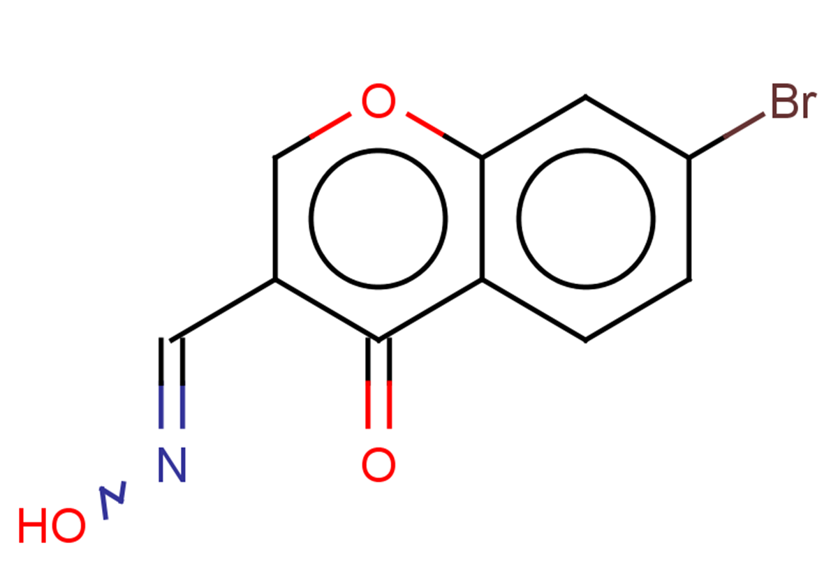 7-bromo-3-[(hydroxyimino)methyl]-4H-chromen-4-one