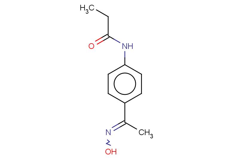 N-{4-[1-(hydroxyimino)ethyl]phenyl}propanamide