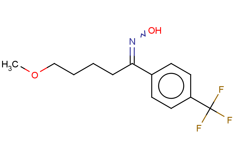 N-{5-methoxy-1-[4-(trifluoromethyl)phenyl]pentylidene}hydroxylamine