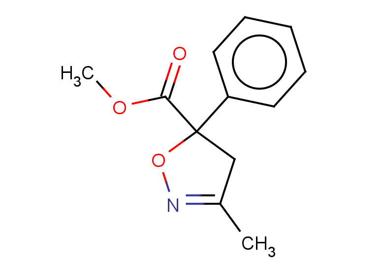 methyl 3-methyl-5-phenyl-4,5-dihydro-1,2-oxazole-5-carboxylate