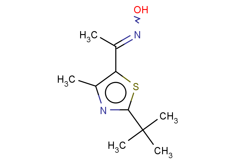 N-[1-(2-tert-butyl-4-methyl-1,3-thiazol-5-yl)ethylidene]hydroxylamine