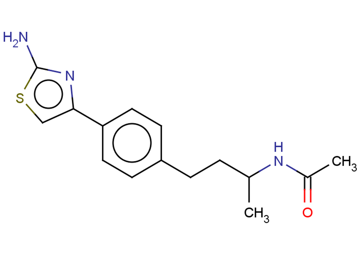 N-{4-[4-(2-amino-1,3-thiazol-4-yl)phenyl]butan-2-yl}acetamide