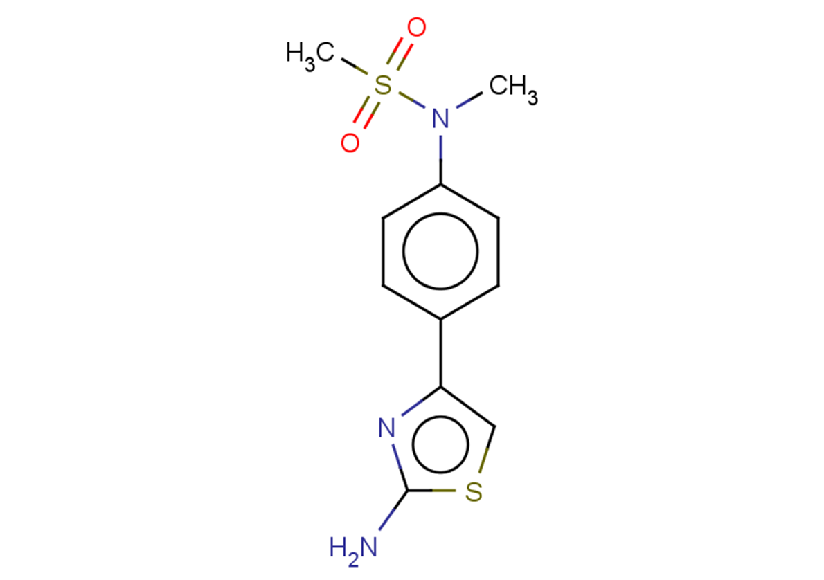 N-[4-(2-amino-1,3-thiazol-4-yl)phenyl]-N-methylmethanesulfonamide