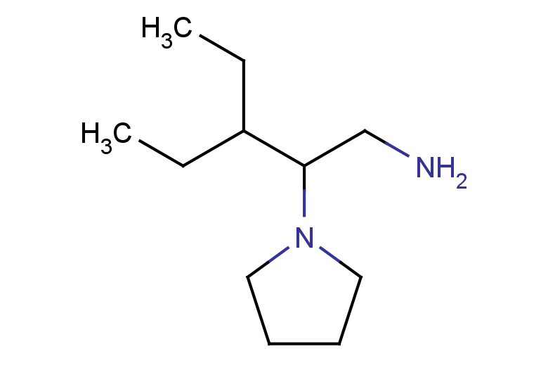 3-ethyl-2-(pyrrolidin-1-yl)pentan-1-amine