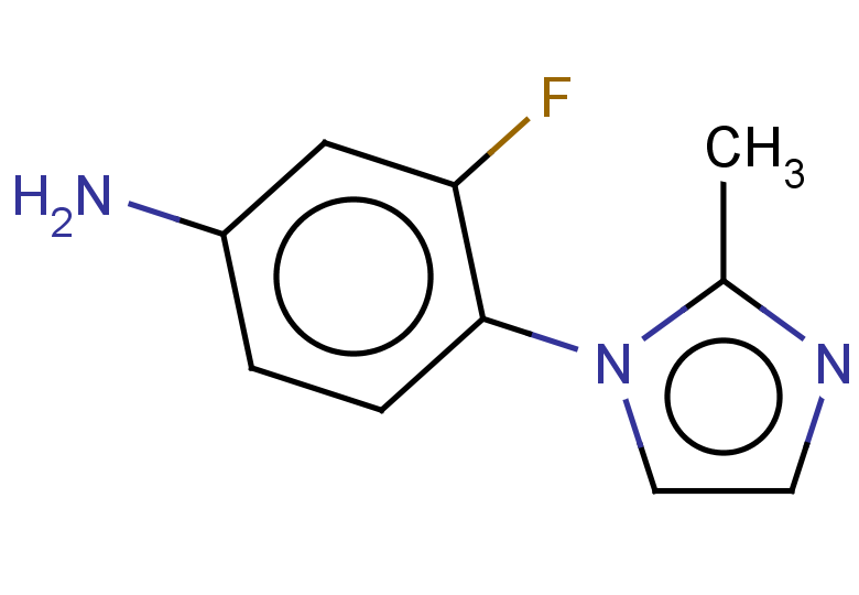 3-fluoro-4-(2-methyl-1H-imidazol-1-yl)aniline