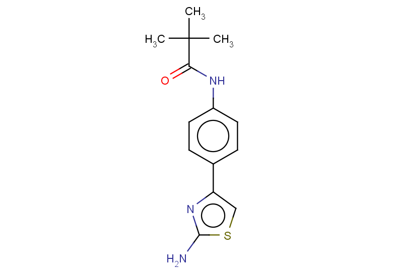 N-[4-(2-amino-1,3-thiazol-4-yl)phenyl]-2,2-dimethylpropanamide