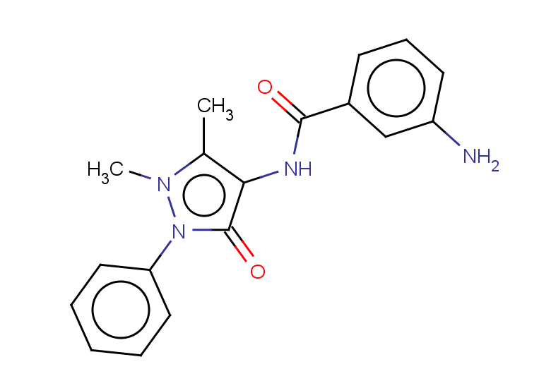 3-amino-N-(1,5-dimethyl-3-oxo-2-phenyl-2,3-dihydro-1H-pyrazol-4-yl)benzamide