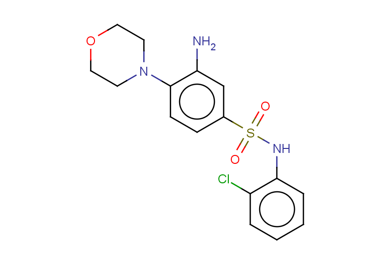 3-amino-N-(2-chlorophenyl)-4-(morpholin-4-yl)benzene-1-sulfonamide