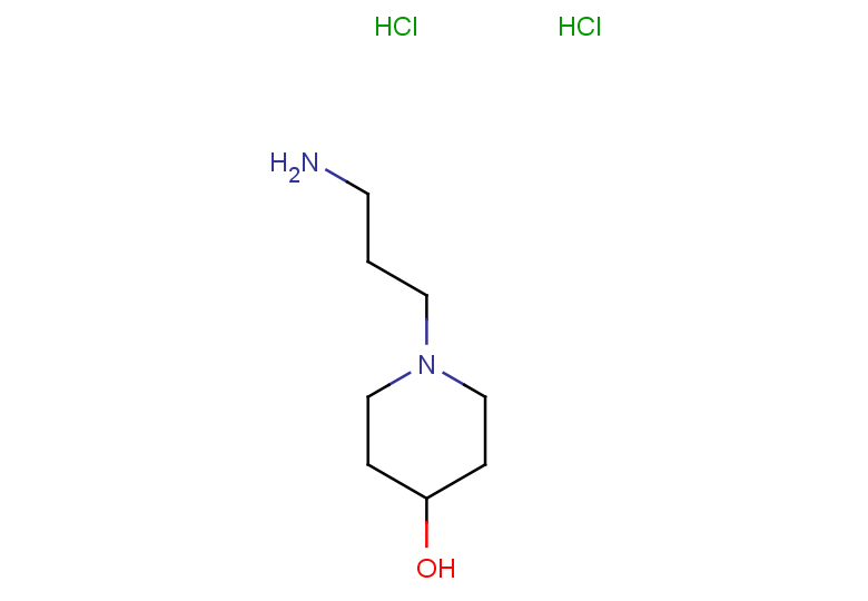 1-(3-aminopropyl)piperidin-4-ol dihydrochloride