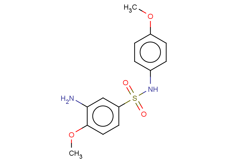 3-amino-4-methoxy-N-(4-methoxyphenyl)benzene-1-sulfonamide