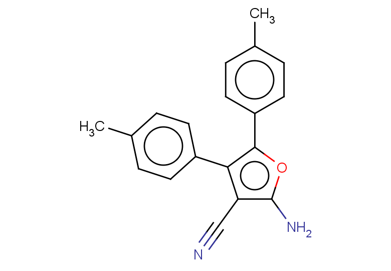 2-amino-4,5-bis(4-methylphenyl)furan-3-carbonitrile