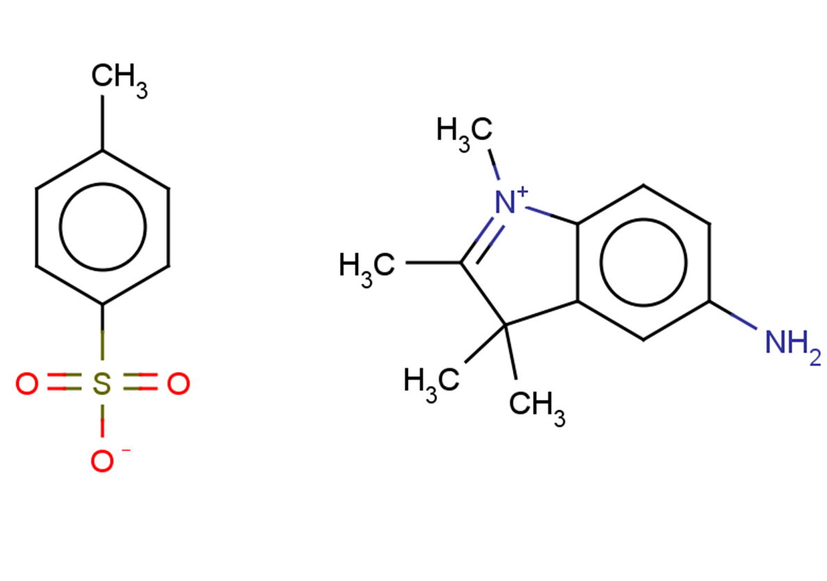 5-amino-1,2,3,3-tetramethyl-3H-indol-1-ium 4-methylbenzene-1-sulfonate
